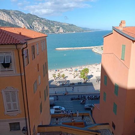 Duplex Vue Mer 50M De La Plage Des Sablettes マントン エクステリア 写真
