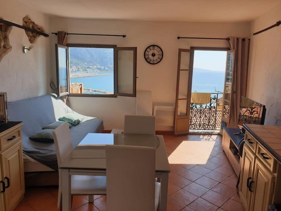 Duplex Vue Mer 50M De La Plage Des Sablettes マントン エクステリア 写真