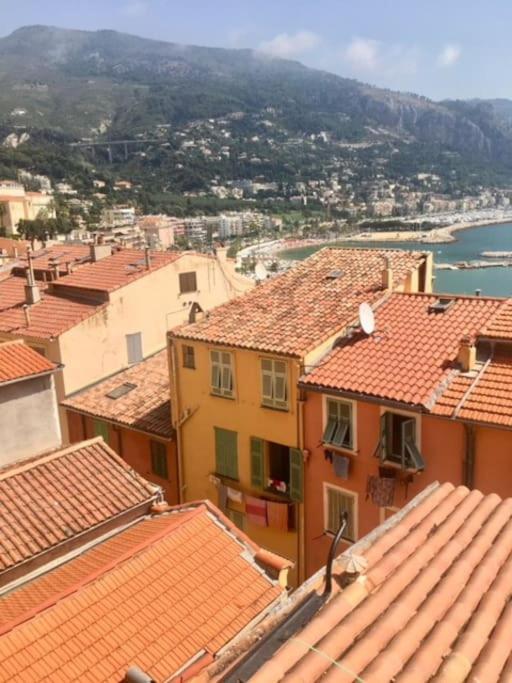 Duplex Vue Mer 50M De La Plage Des Sablettes マントン エクステリア 写真
