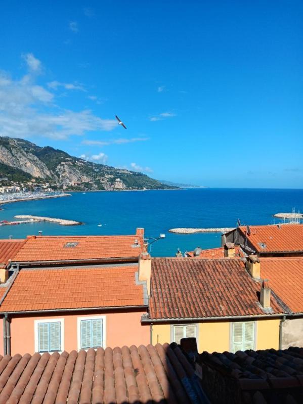 Duplex Vue Mer 50M De La Plage Des Sablettes マントン エクステリア 写真